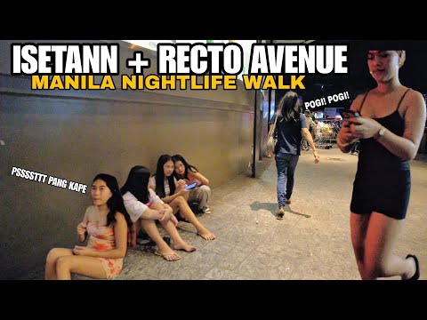 SHOCKING! INSANE SCARY OFFER! RECTO AVENUE - ISETANN - AVENIDA NIGHTLIFE PHILIPPINES[4K]