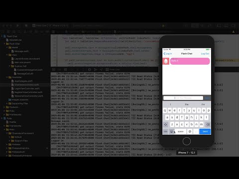 Creating an iOS 12 chat application