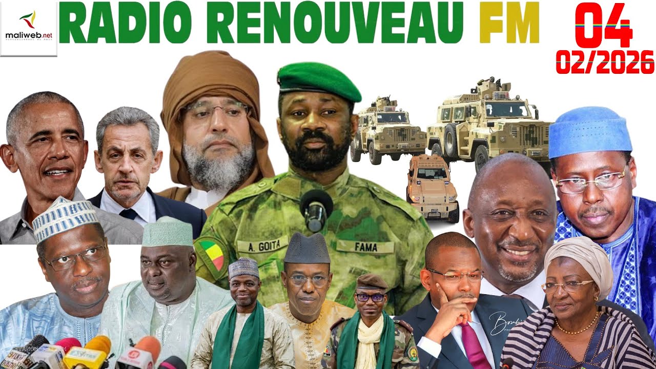 La Revue de Presse de la RADIO RENOUVEAU FM du 04 Février 2026