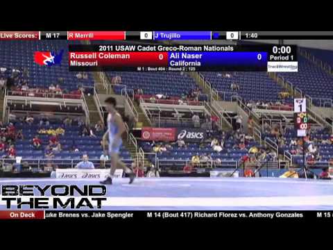 Cadet Greco 125 - Ali Naser (CA) vs. Russell Coleman (MO)