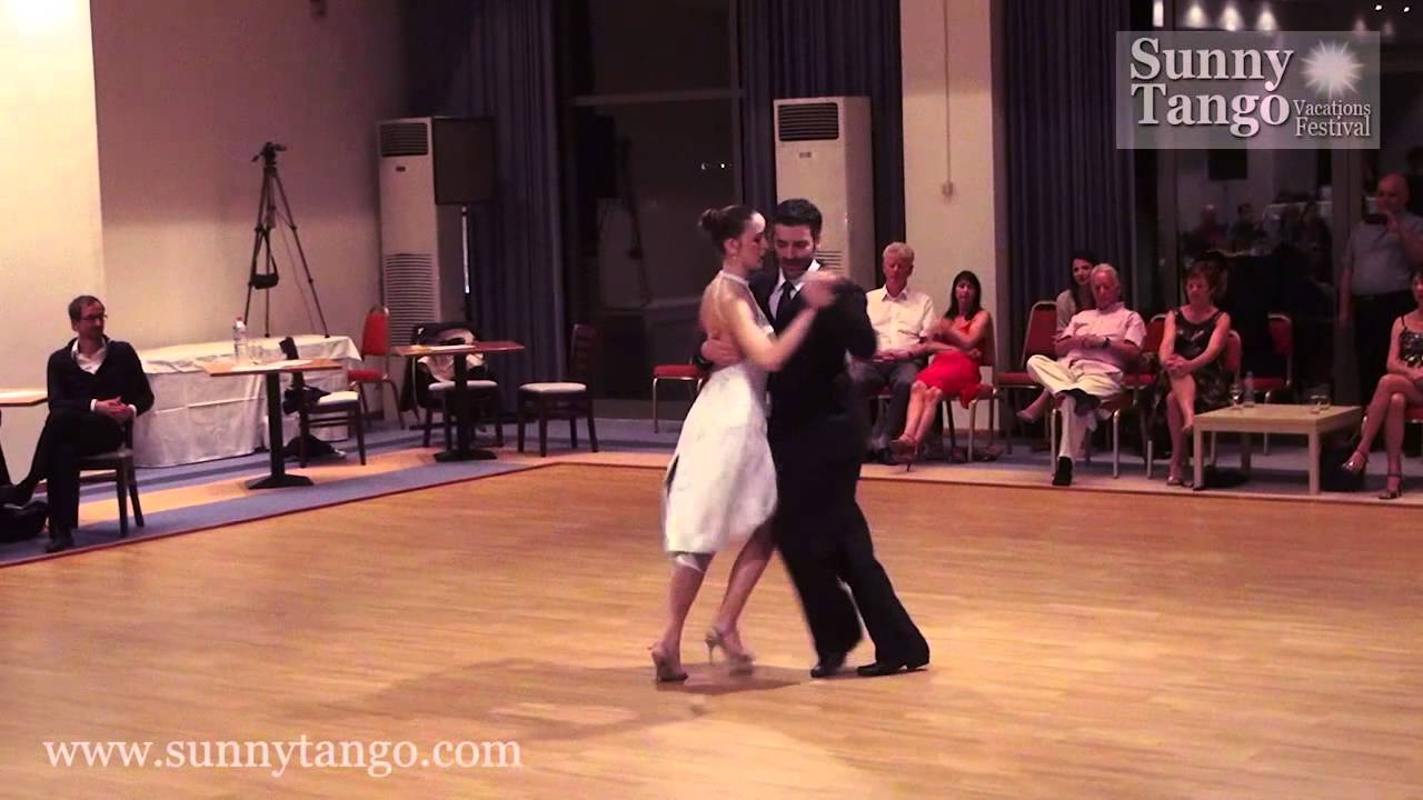 Nikolas Dimitropoulos-Marina Siama 2/2, SUNNYTANGOFESTIVAL 2014, D`Arienzo-Echague -Estampa de varon