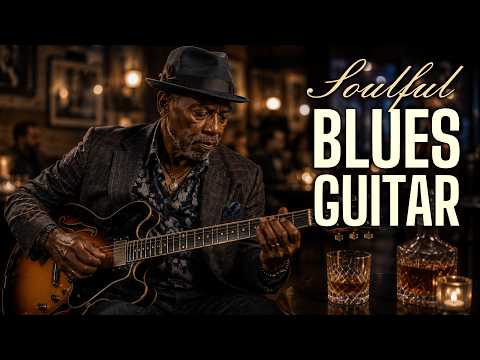 Slow Blues & Whiskey Mood ~ Soulful Guitar Instrumental, Late Night Jazz Lounge | Slow Blues Guitar