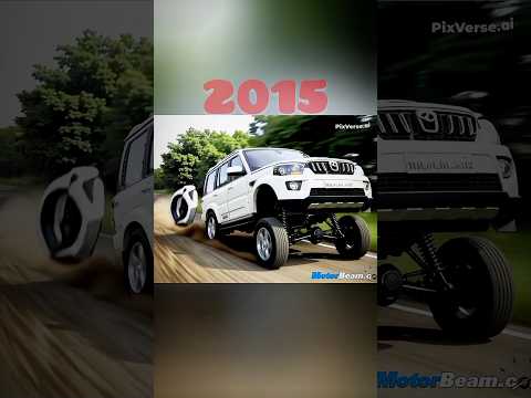 evolution of mahindra scorpio #old #vs #new #model #viral #shorts #shortsfeed #youtubeshorts #car