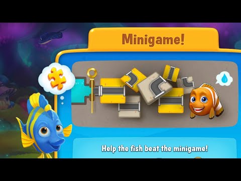 Fishdom 2677 - Hard Level (16 Moves)