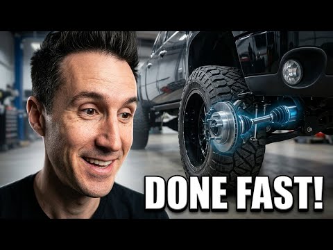 Duramax CV Axle Swap Done In 10 Minutes