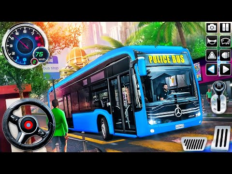 Police Bus Rescue Driving Simulator - US Prisoner Bus Transporter Driver 3D - Android GamePlay