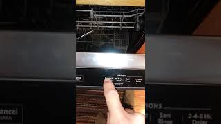 Kitchen Aid dishwasher diagnostic test mode