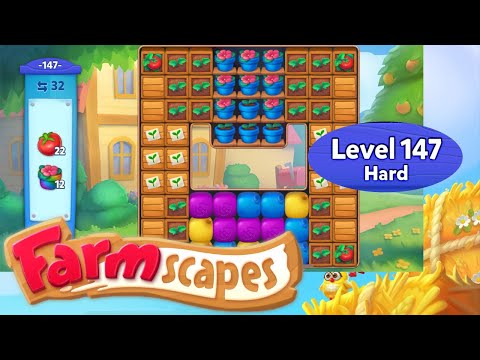 Farmscapes Level 147 Hard | No Boosters | Playrix
