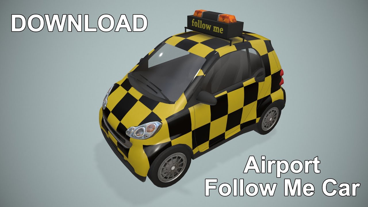 Auto Seguimi Aeroporto --430-- Modello 3D