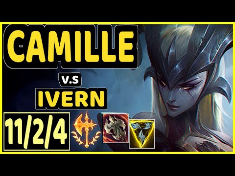 CAMILLE vs IVERN - 11/2/4 KDA TOP GAMEPLAY - EUW Ranked GRANDMASTER