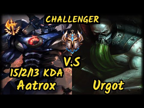 CNB Hy0g4 (AATROX) vs URGOT - 15/2/13 KDA JUNGLE CHALLENGER GAMEPLAY - BR