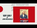 Very Early by John McLaughlin Jazz Guitar Tab Transcription