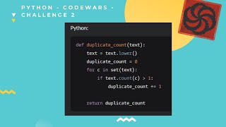 Python | Codewars | Counting Duplicates