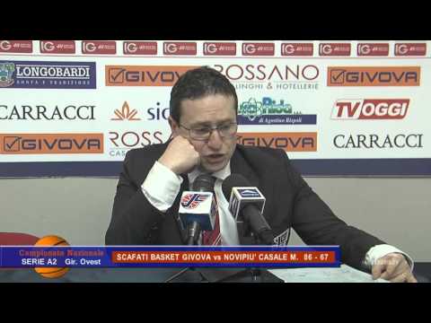 Scafati Basket Givova Vs Novipiù Casale Monferrato  86   67 Sala stampa
