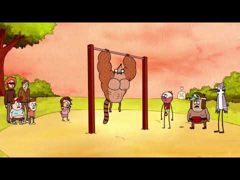 Regular Show - Rigby Finally Does One Pull Up