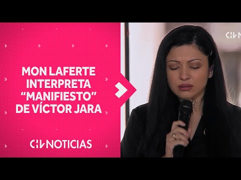Mon Laferte interpreta “Manifiesto” de Víctor Jara en acto conmemoración de 50 años del Golpe