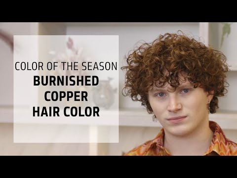 Burnished Copper Hair Color Tutorial | Goldwell Color...