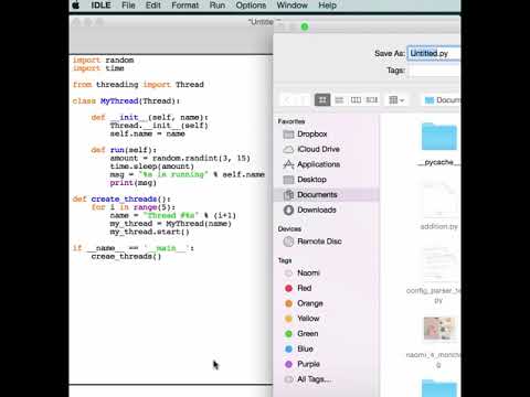 Python 101 Episode 21 Using Threads