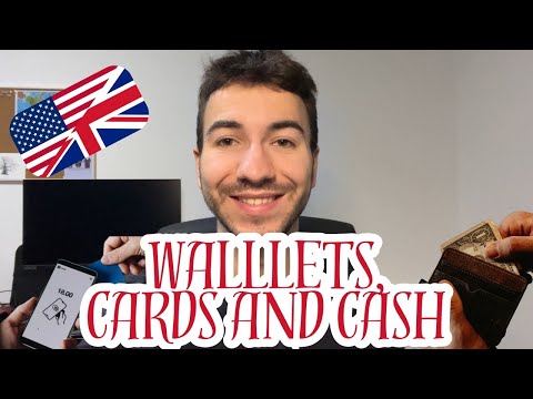 Wallets, Cards and Cash in the English language! - A2 English vocabulary nouns!