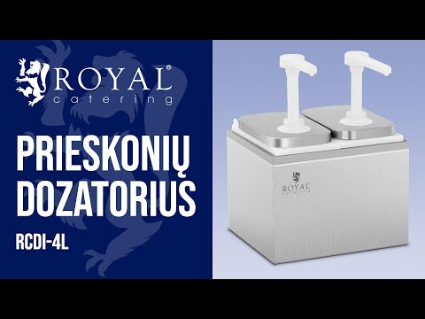 Video - Dispenser per salse - 2 pompe - 2 x 2 L