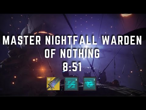 2X VANGUARD REP! Casually Farming the Master Nightfall Warden of Nothing Strike in less than 9 mins