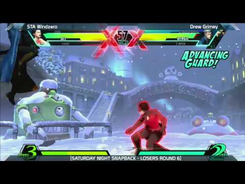 UMVC3: Drew Grimey vs STA Windzero - Saturday Night Snapback 6.2