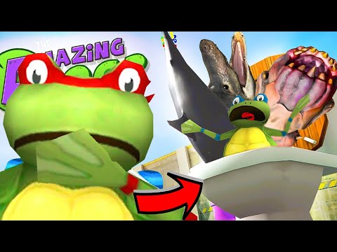 Amazing Frog Flushes everything down the GIANT Toilet and This Happened!