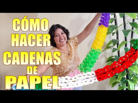 How to Make Paper Chains / Paper Garlands / Crafts