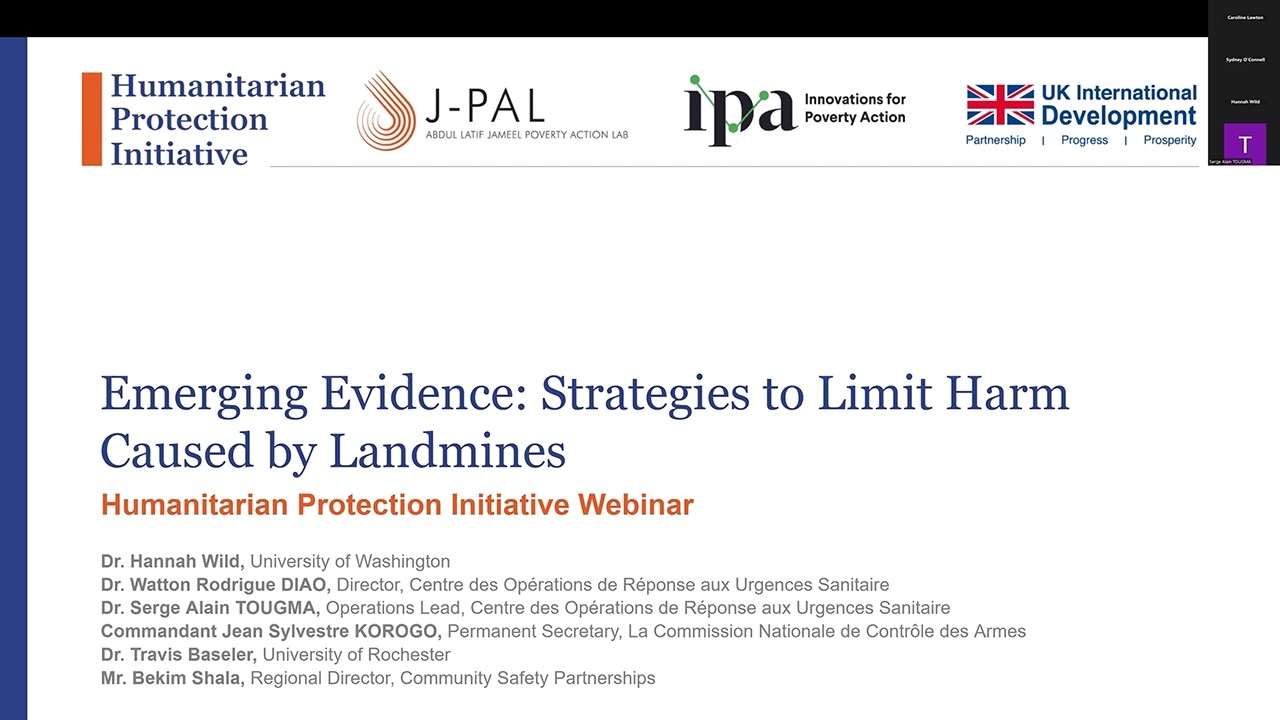 Emerging Evidence: Strategies to Limit Harm Caused by Landmines
