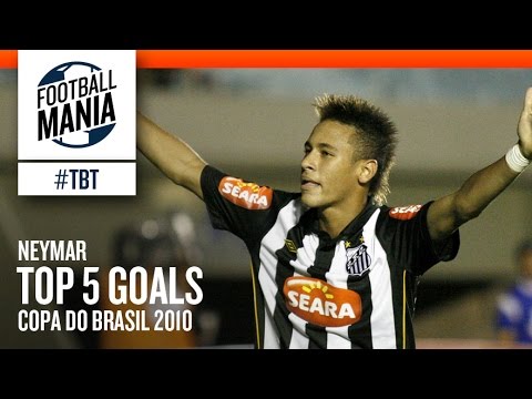 Neymar Top 5 Goals - Copa do Brasil 2010