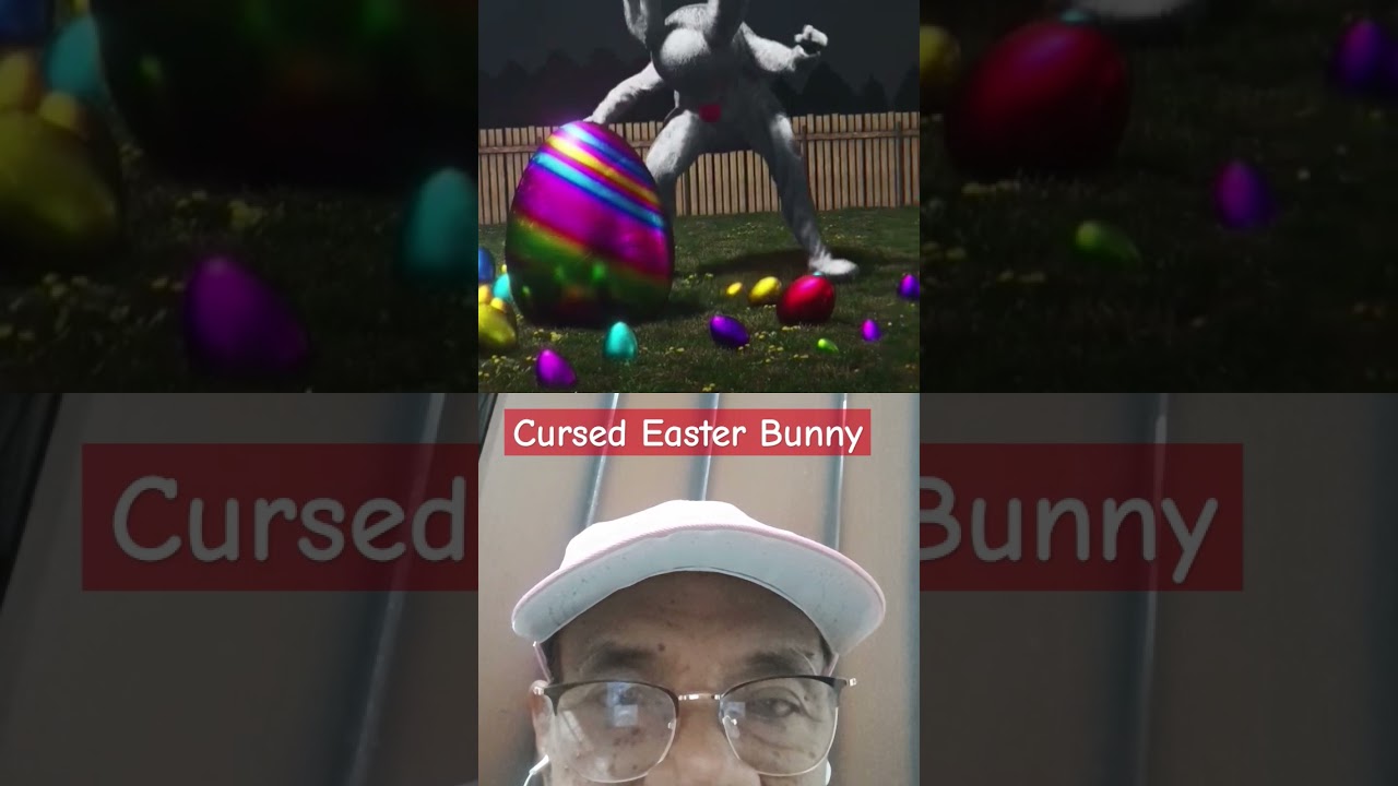(276).Cursed Easter Bunny #easterbunny #rabbit #animation #bunny #shorts#viral