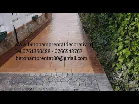 Beton Amprentat Naidăș -Caraș-Severin  Tel.0761350488 -0766543767