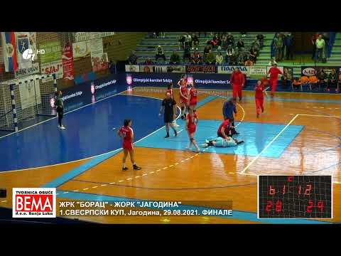 ZRK "BORAC" BANJA LUKA - ZRK "JEDINSTVO" JAGODINA, POVREDA IGRACA, JAGODINA 29.08.2021., SLOW MOTION
