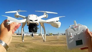MJX X101A 720p HD FPV Camera Drone Flight Test Review