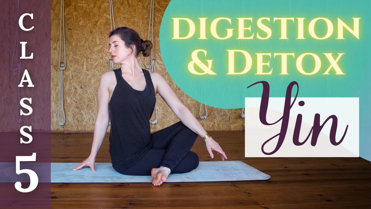 70min Full Yin Class Yoga for Digestion & Detox with Deep Stretches