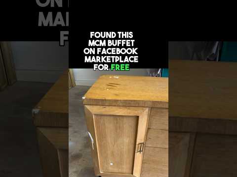 , title : 'FREE Facebook Marketplace Find. Literally #trashtotreasure #furnitureflip #mcm'