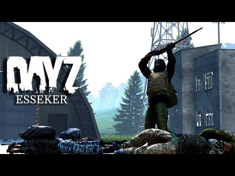 Dayz Esseker, Cleaning Up The Airfield And Sharing The Loot With A Random Survivor!