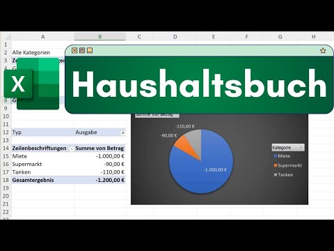 Haushaltsbuch in Excel erstellen - Anleitung für Einsteiger