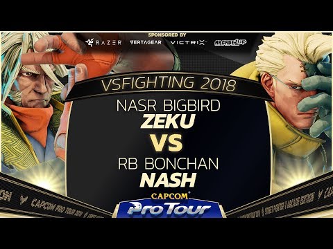 NASR BigBird (Zeku) vs  RB Bonchan (Nash) - VSFighting 2018 -Top 32 -SFV - CPT 2018