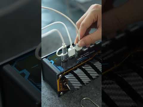 Trạm Hub Tích Hợp Đèn LED RGB - Kết Nối Bluetooth, Đa Cổng USB Độc Đáo