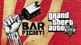 BAR FIGHT - GTA 5 Gameplay