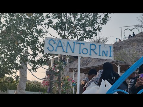 Santorini in UAE🩵🤍 #santorini fujairah #santorini #mini santorini in fujairah
