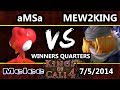 Kings of Cali 4 - Mew2King (Sheik, Fox) Vs. aMSa (Yoshi) - Winners Quarters