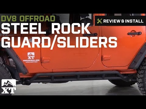 Jeep Wrangler (2007-2017 JK) DV8 Off-Road Steel Rock Guard/Sliders Review & Install
