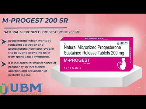 Natural Micronized Progesterone Sustained Release Tablet