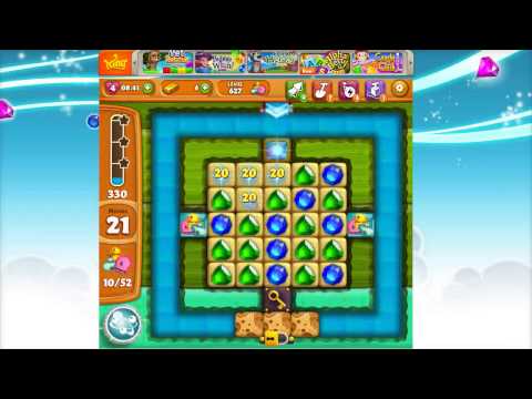 Diamond Digger Saga Level 627 (atomic orb example)