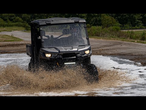 2016-2019 Can Am Defender 12 inch LED Light Bar Bumper Mount