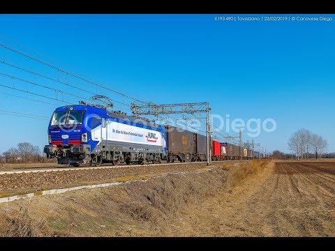 Transiti,livree e treni merci a Tavazzano(Linea Milano-Piacenza)