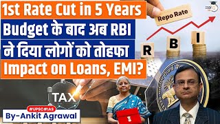 RBI MPC cuts Repo rate for first time in 5 years | Impact on Indian Economy? | Ankit Agrawal