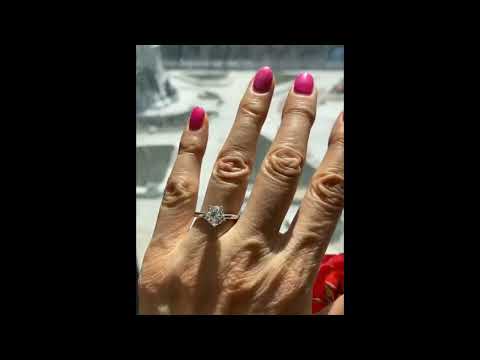 Simply the best! 1.50 carat Diamond Solitaire in 18K white gold.